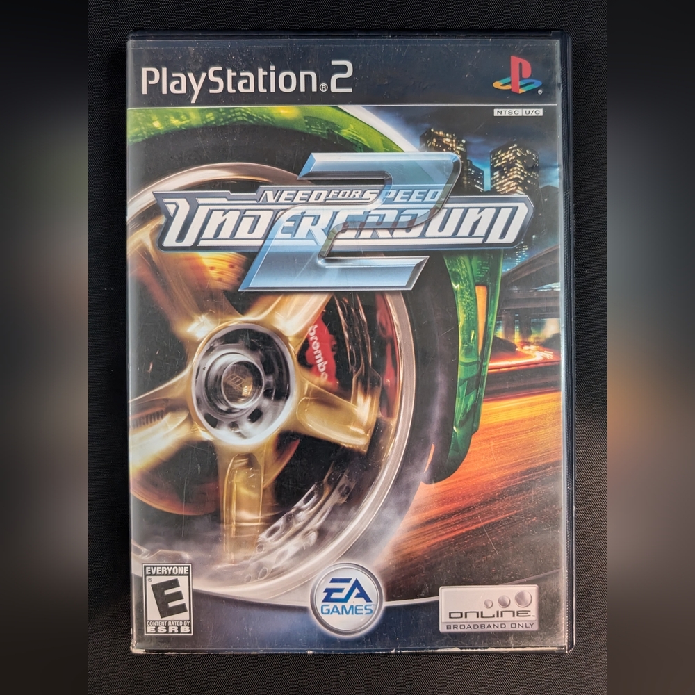 Comolete In Box Need for Speed: Underground 2 - Black Edition PS2